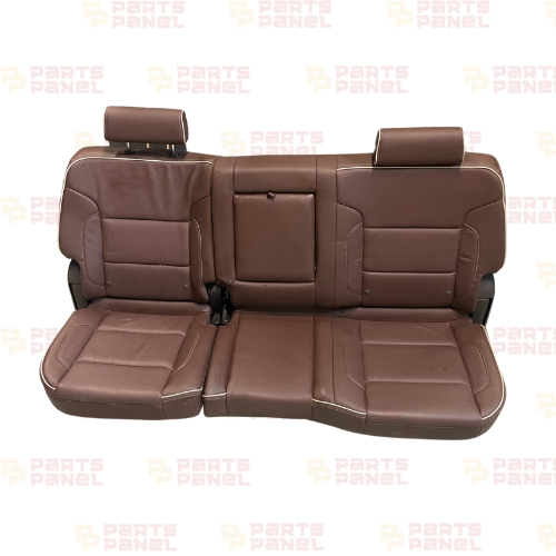 2014 - 2019 CHEVY SILVERADO 1500 / 2500 / 3500 HIGH COUNTRY HEATED VENTILATED REAR SEAT BROWN CREW CAB