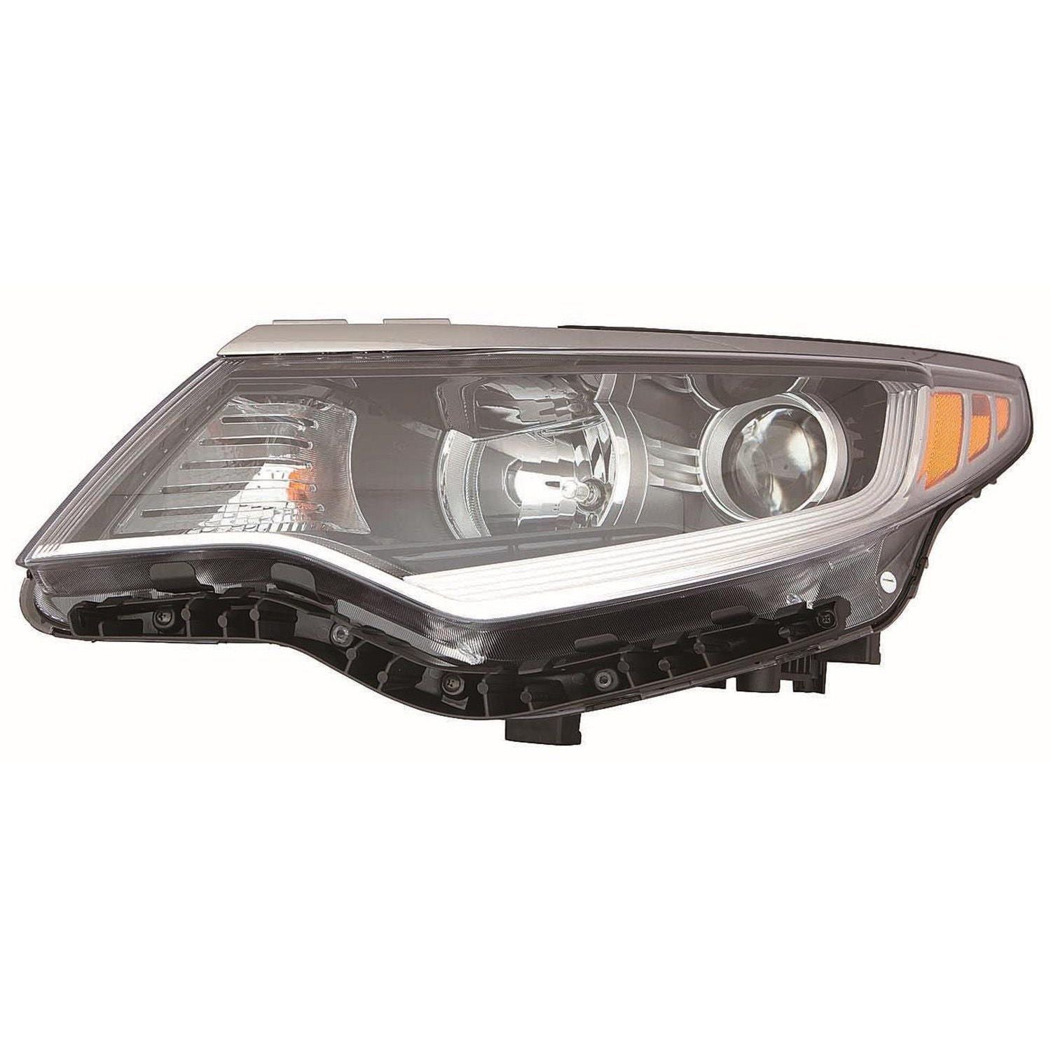 2016-2018 KIA OPTIMA DRIVER SIDE HALOGEN HEADLIGHT ASSEMBLY KI2502196