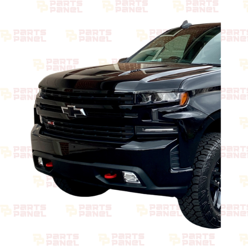 2019 - 2021 CHEVY SILVERADO 1500 FRONT BUMPER WITHOUT SENSOR WITH FOG LIGHTS ASSEMBLY 84367309