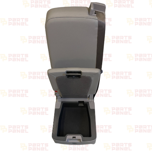 2019 - 2024 GMC SIERRA / CHEVY SILVERADO 1500 / 2500 / 3500 FRONT JUMP SEAT LEATHER GREY