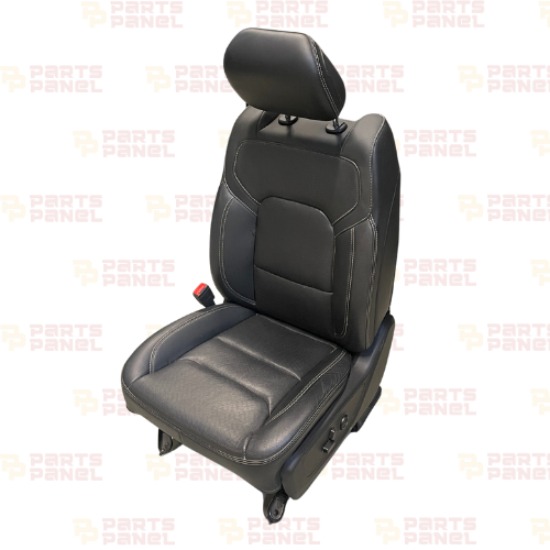 2019 - 2024 RAM 1500 NEW STYLE 5TH GENERATION FRONT DRIVER SIDE LEATHER SEAT BLACK