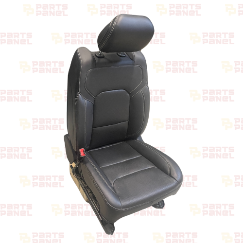 2019 - 2024 RAM 1500 NEW STYLE 5TH GENERATION FRONT DRIVER SIDE LEATHER SEAT BLACK