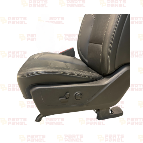 2019 - 2024 RAM 1500 NEW STYLE 5TH GENERATION FRONT DRIVER SIDE LEATHER SEAT BLACK