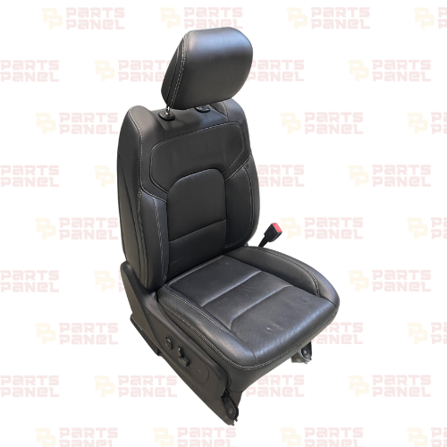 2019 - 2024 RAM 1500 NEW STYLE 5TH GENERATION FRONT PASSENGER SIDE LEATHER SEAT BLACK