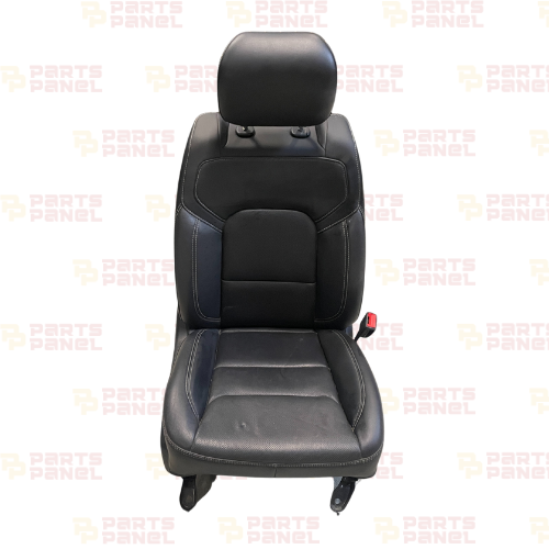 2019 - 2024 RAM 1500 NEW STYLE 5TH GENERATION FRONT PASSENGER SIDE LEATHER SEAT BLACK