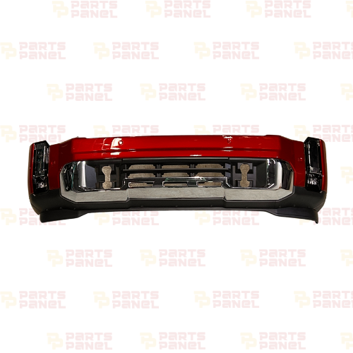 2023 - 2025 GMC SIERRA DENALI 2500 : 3500 HD FRONT BUMPER WITH SENSORS WITH FOG LIGHTS COMPLETE ASSEMBLY 85660153