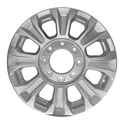 2017 - 2022 FORD F-250 / F-350 SUPER DUTY SPARKLER SILVER PAINTED ALUMINUM WHEEL ALYFN047U20 LC3Z1007B