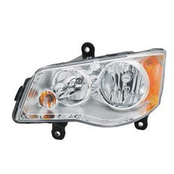 2011 - 2020 DODGE CARAVAN / RAM CARGO VAN / CHRYSLER TOWN AND COUNTRY DRIVER SIDE QUAD HALOGEN HEADLIGHT ASSEMBLY CAPA CH2502192C 5113337AI
