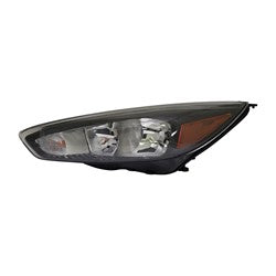 2015 - 2018 FORD FOCUS PASSENGER SIDE HALOGEN HEADLIGHT ASSEMBLY FO2503337U F1EZ13008B