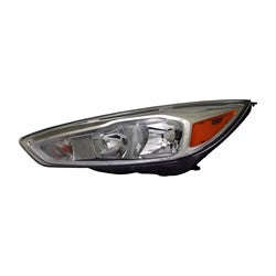 2015 - 2018 FORD FOCUS DRIVER SIDE HALOGEN HEADLIGHT ASSEMBLY CAPA FO2502340C F1EZ13008G