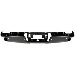 2014 - 2019 GMC SIERRA / DENALI / CHEVY SILVERADO 1500 / 2500 / 3500 PARACHOQUES TRASERO NEGRO PTM CON ESCALÓN/SENSOR DE ESQUINA GM1102563U 23112252