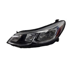 2016 - 2019 CHEVY CRUZE SEDAN / HATCHBACK DRIVER SIDE HALOGEN HEADLIGHT ASSEMBLY GM2502428 84346645