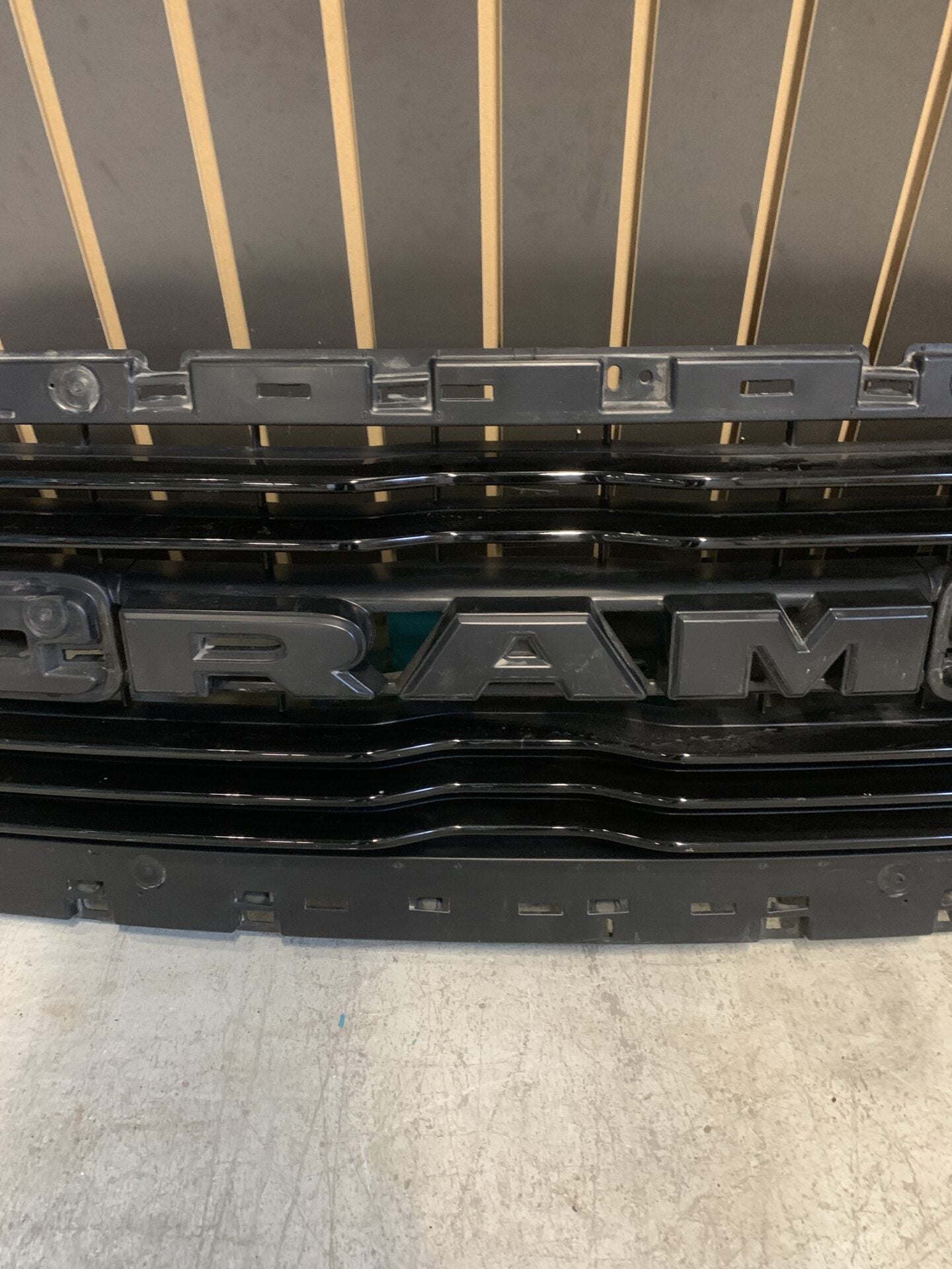 2019 - 2024 RAM 1500 BLACK FRONT GRILLE 6BS572X8AG