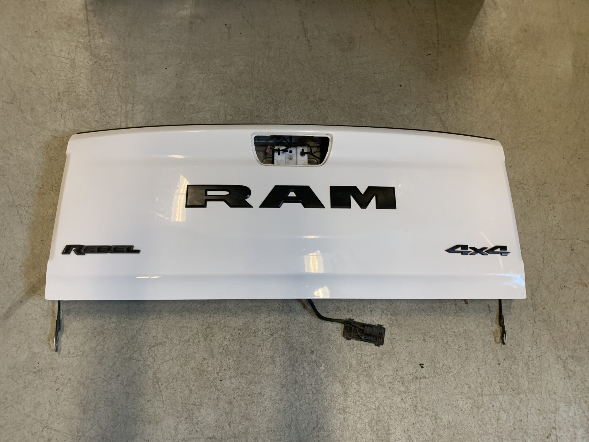 2019 - 2025 RAM REBEL 1500 OEM WHITE  TAILGATE