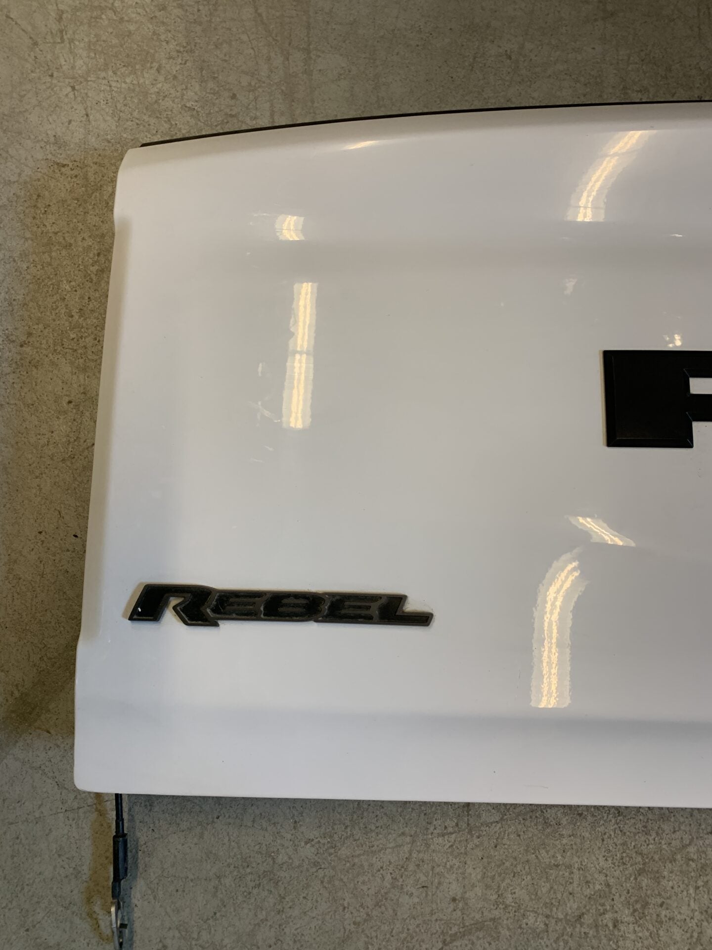 2019 - 2025 RAM REBEL 1500 OEM WHITE TAILGATE