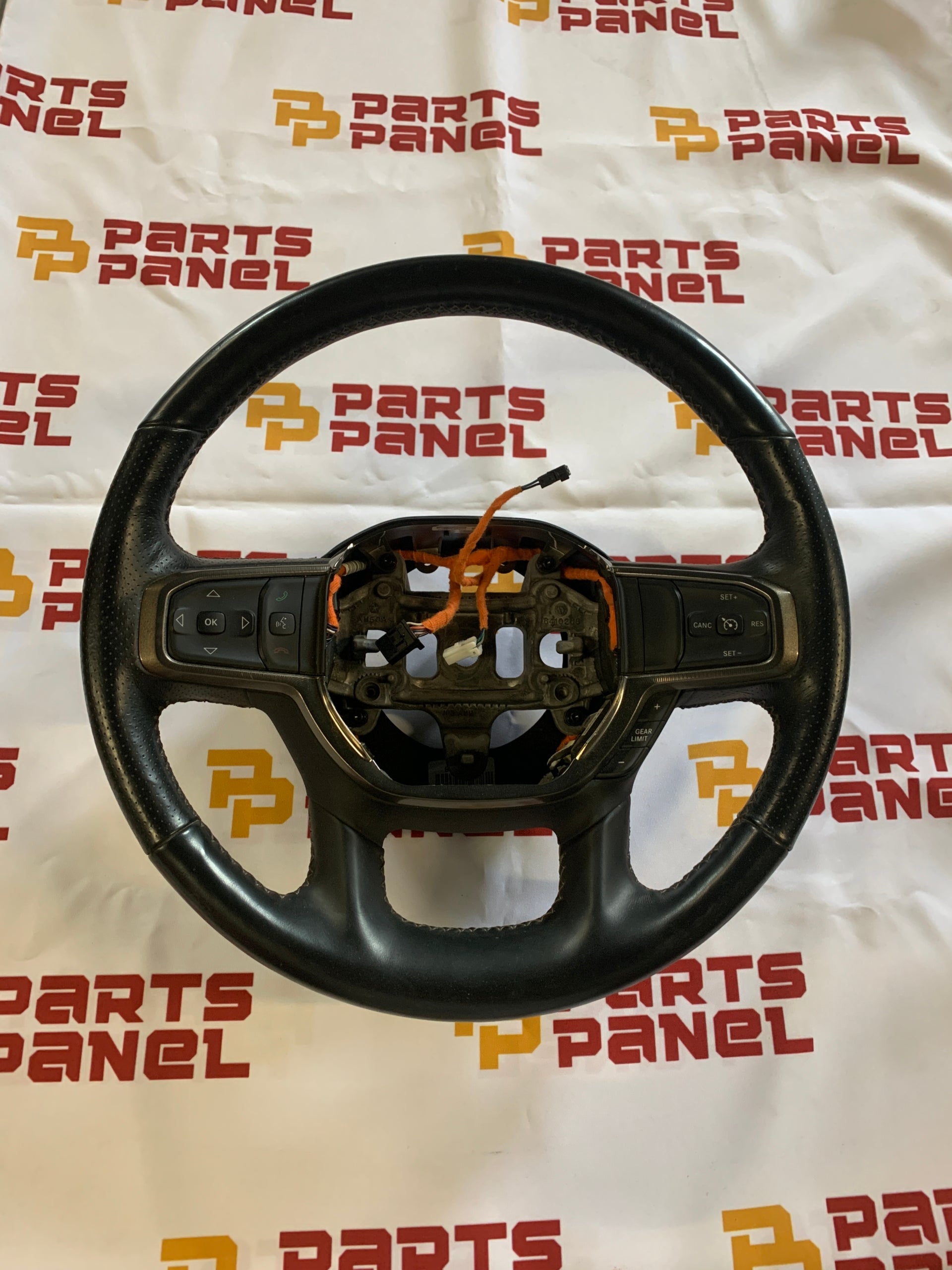 2019 - 2022 RAM 1500 LEATHER STEERING WHEEL 6GE063X7AG