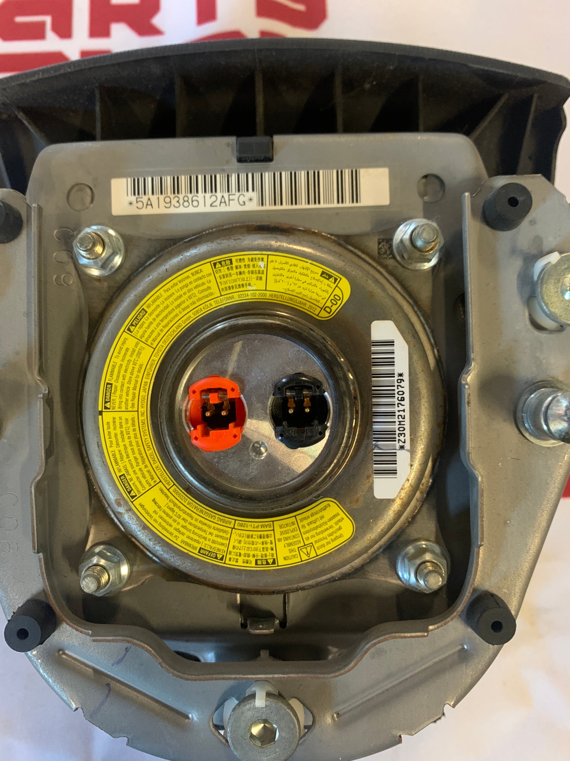 2010 - 2014 TOYOTA PRIUS AIRBAG DE ROUE CÔTÉ GAUCHE