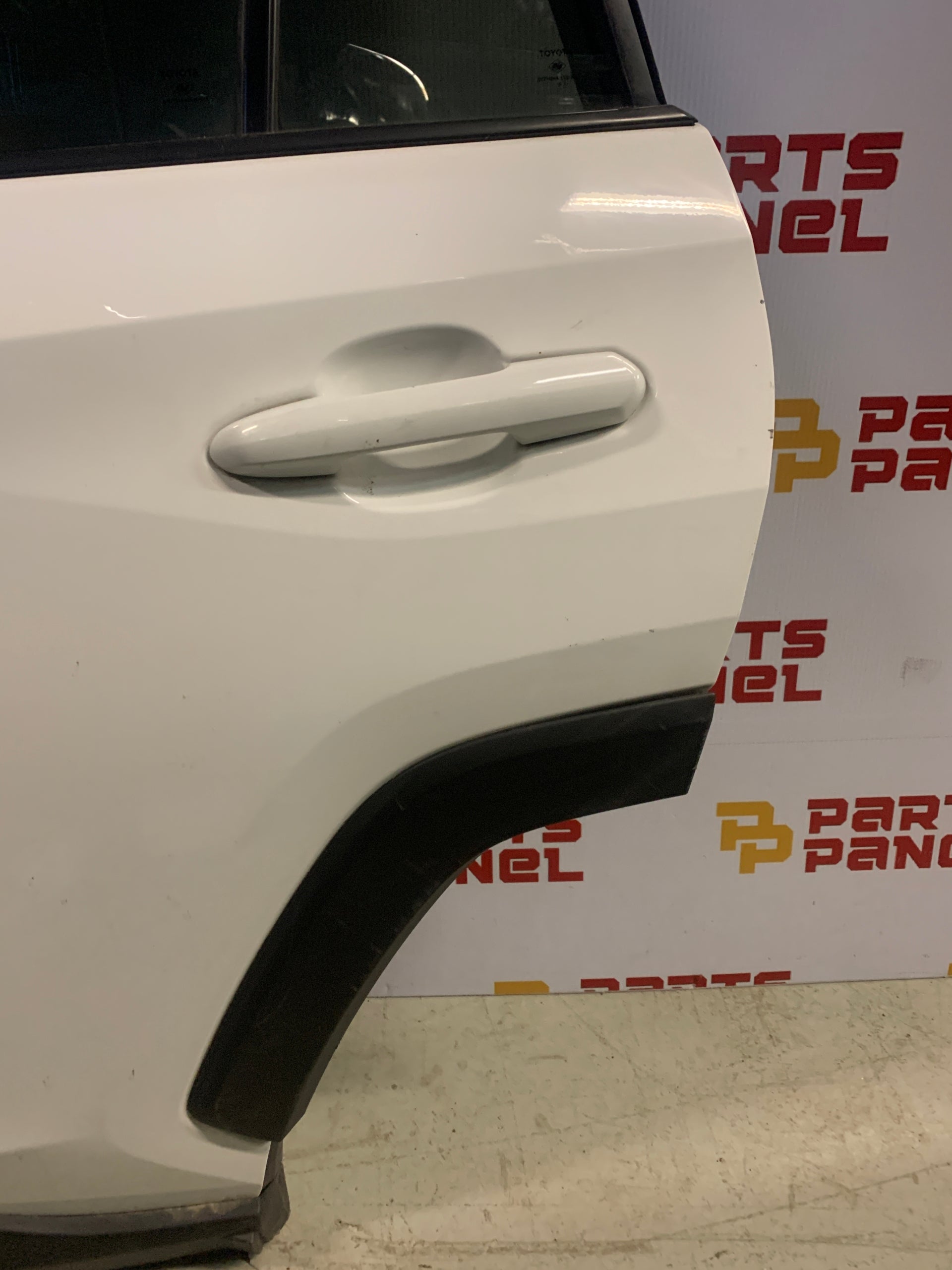 2019 - 2025 TOYOTA RAV4 DRIVER LH REAR DOOR WHITE OEM USED