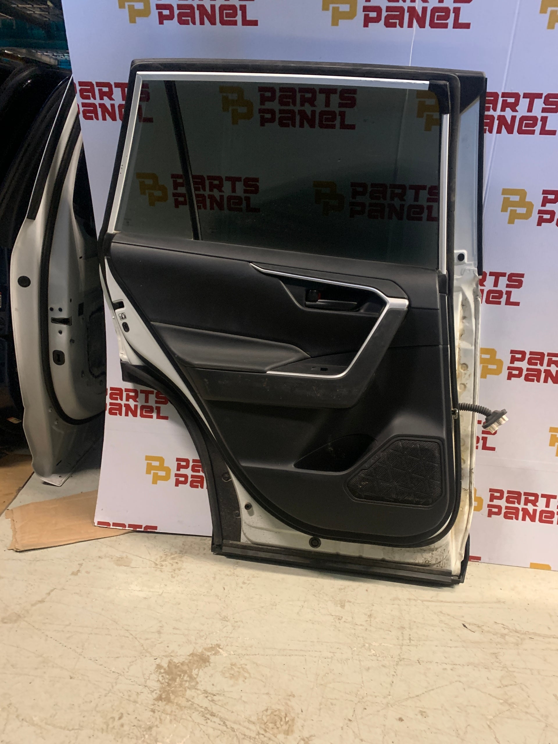 2019 - 2025 TOYOTA RAV4 DRIVER LH REAR DOOR WHITE OEM USED