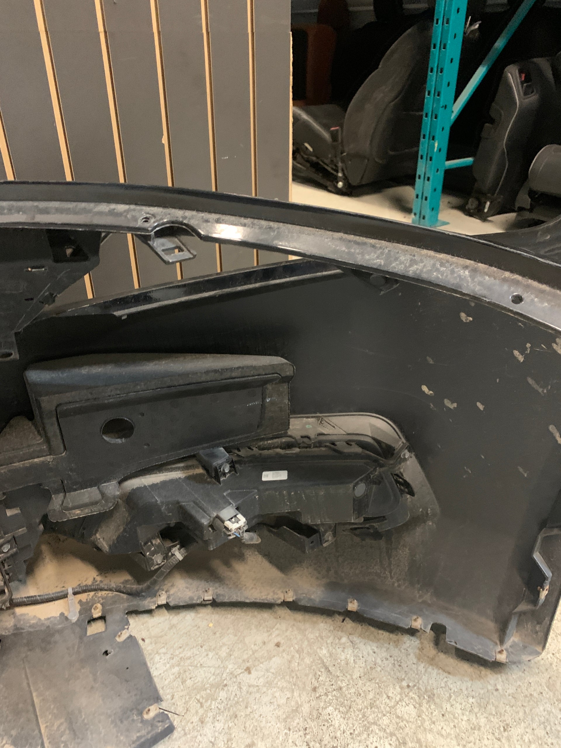 2014 - 2020 CHEVY IMPALA BLACK FRONT BUMPER ASSEMBLY OEM USED 