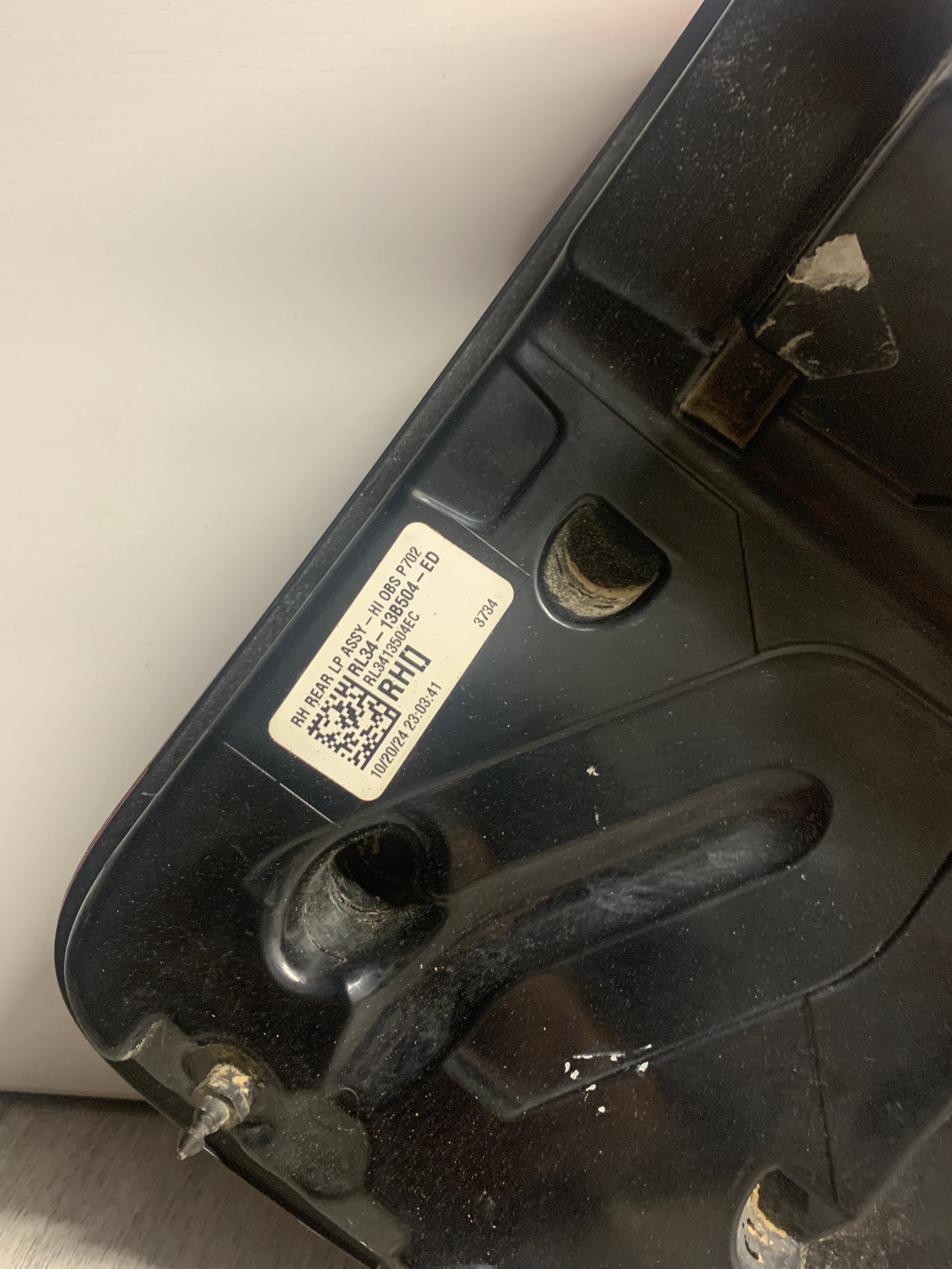 2024 - 2025 FORD F150 PASSENGER SIDE FULL LED TAIL LIGHT RL34-13B504-ED