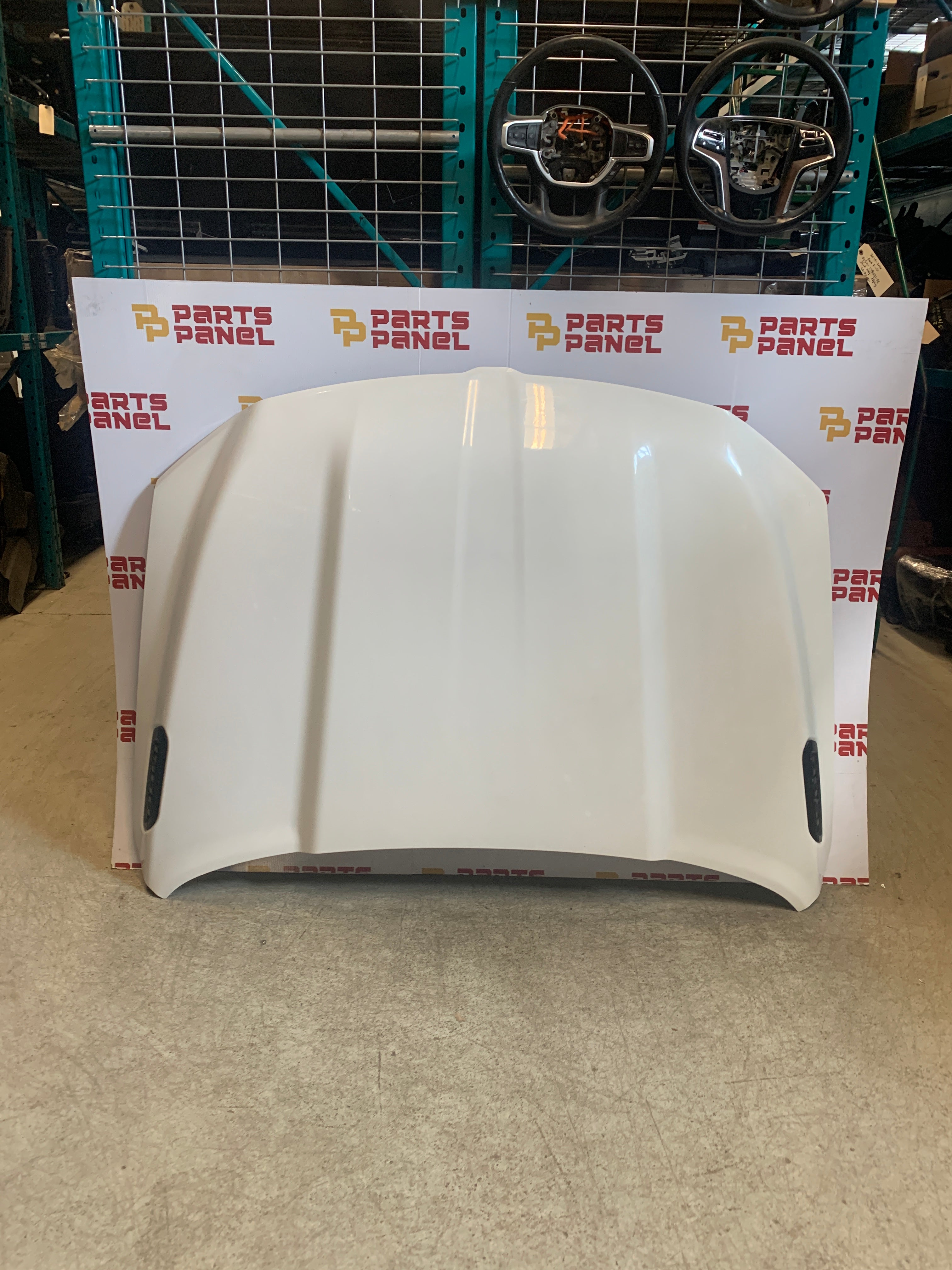 2019 - 2024 RAM 1500 5TH GENERATION NEW STYLE WHITE HOOD