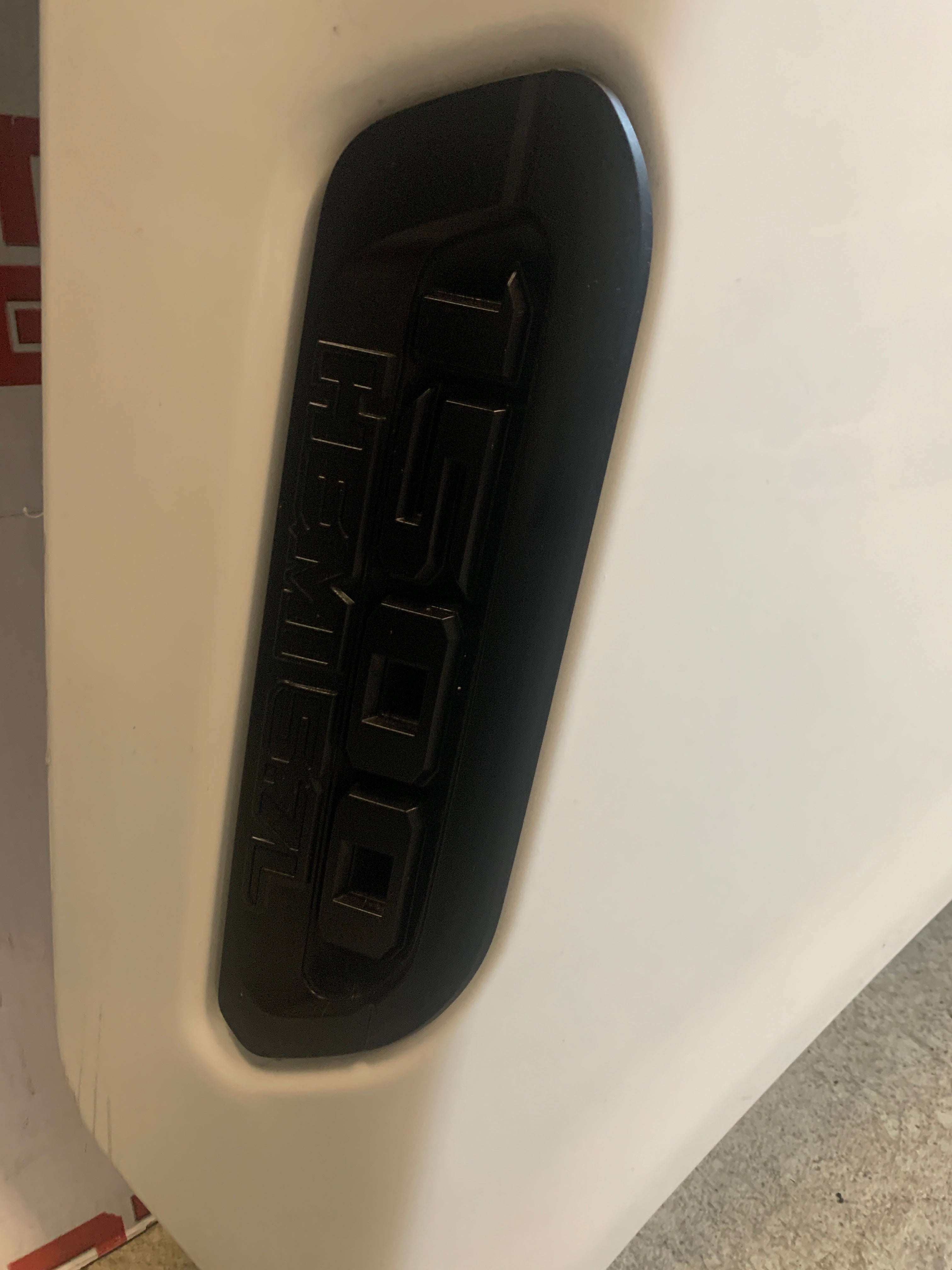 2019 - 2024 RAM 1500 5TH GENERATION NEW STYLE WHITE HOOD