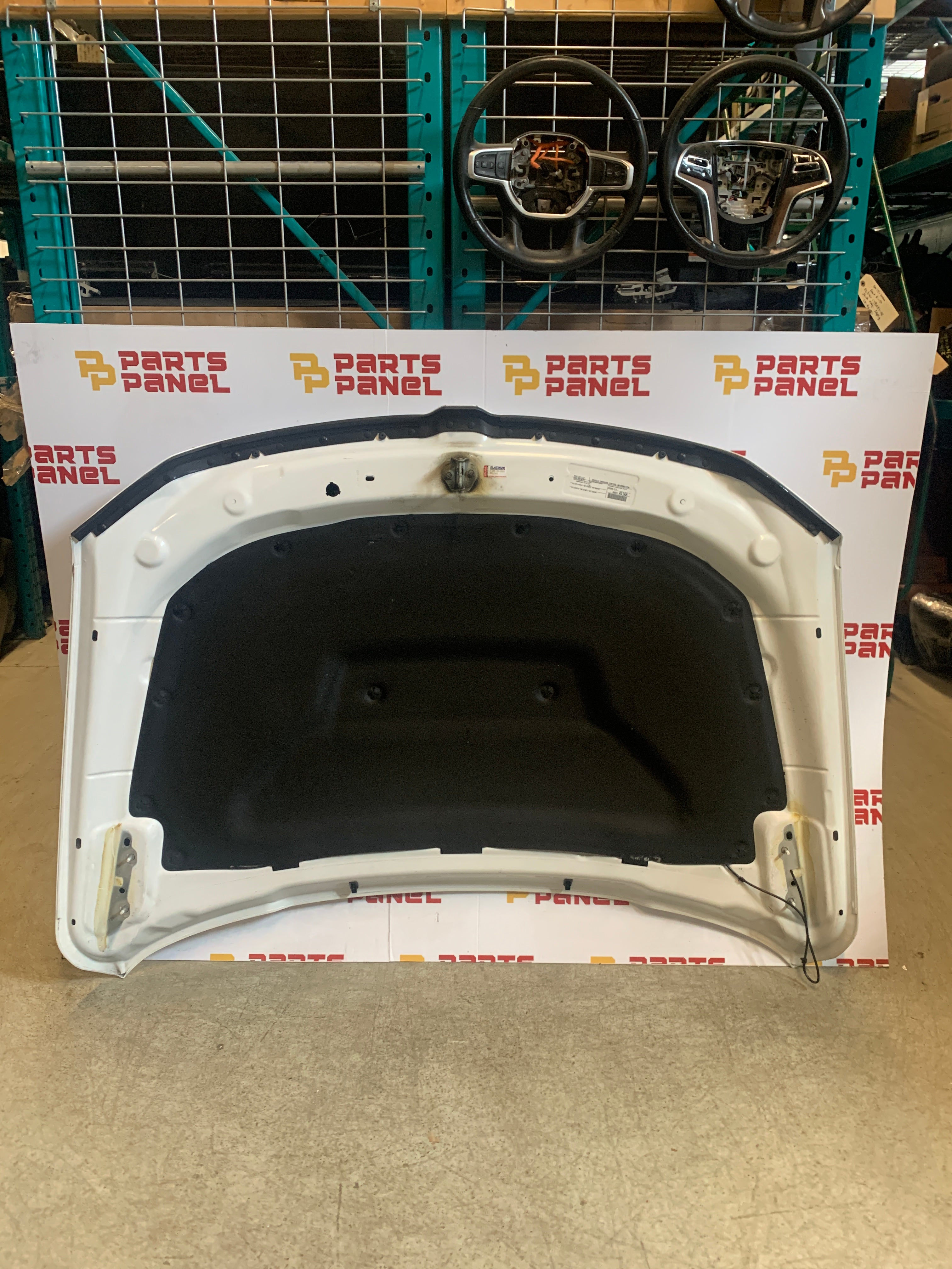 2019 - 2024 RAM 1500 5TH GENERATION NEW STYLE WHITE HOOD