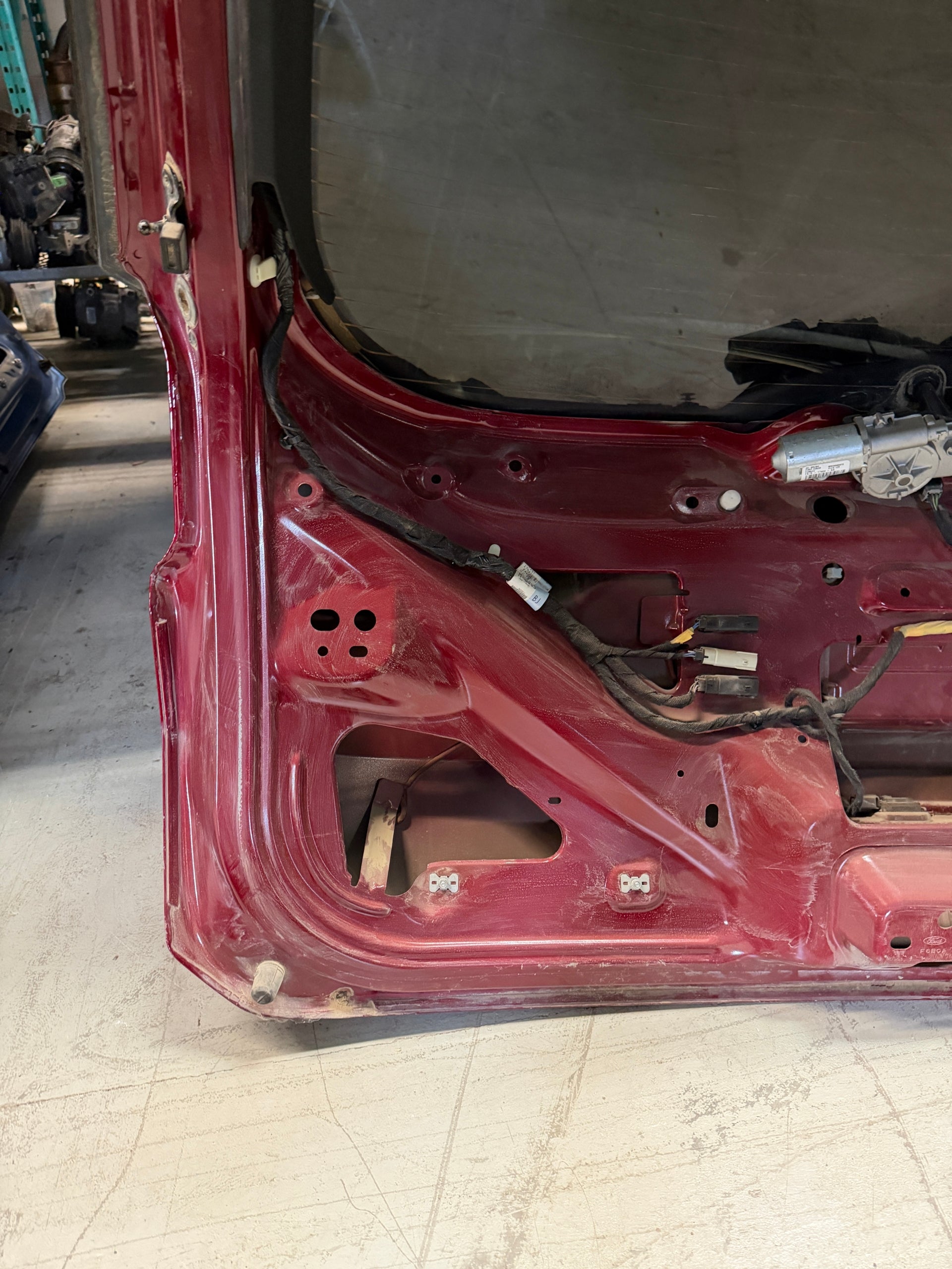 2015 - 2018 FORD EDGE TAILGATE / LIFTGATE RED OEM USED