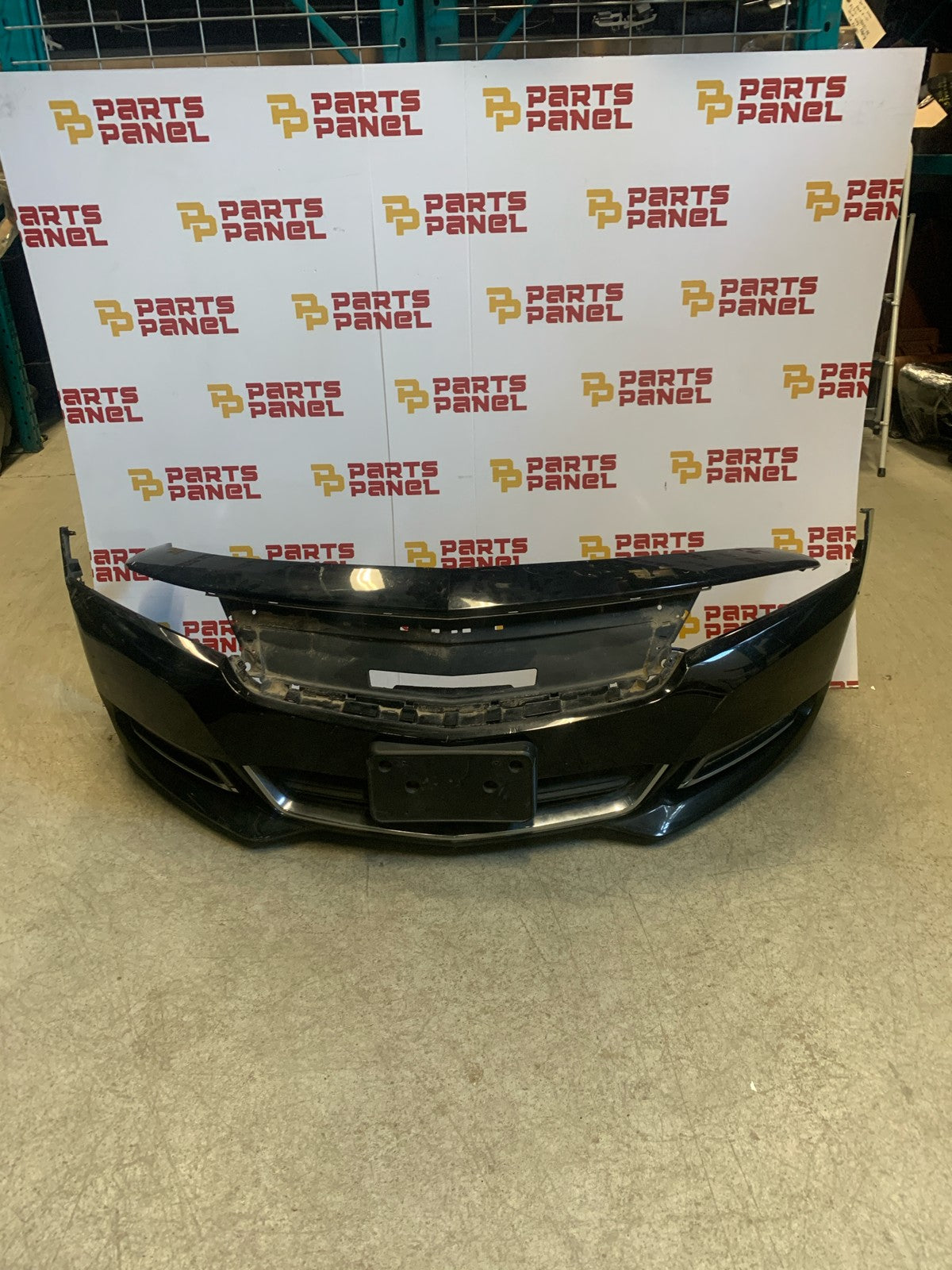 2014 - 2020 CHEVY IMPALA BLACK FRONT BUMPER ASSEMBLY OEM USED 