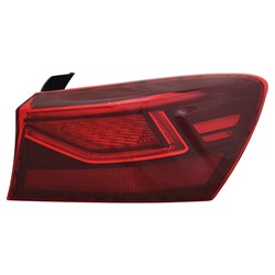 2019 - 2022 KIA FORTE PASSENGER SIDE OUTER LED TAIL LIGHT ASSEMBLY CAPA KI2805158C 92402M7100