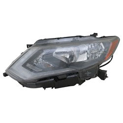 2017 - 2020 NISSAN ROGUE / HYBRID HEAD LIGHT LEFT HAND HALOGEN CAPA NI2502254C 260606FL0A
