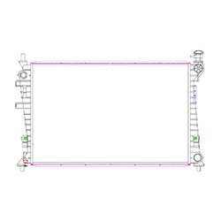 2002 - 2011 FORD FOCUS RADIATOR RAD13087
