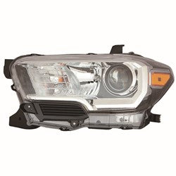 2016 - 2019 TOYOTA TACOMA DRIVER SIDE HALOGEN HEADLIGHT ASSEMBLY CAPA TO2502242C 8115004250