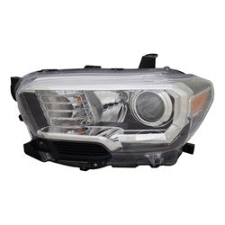 2018 - 2019 TOYOTA TACOMA DRIVER SIDE HALOGEN HEADLIGHT ASSEMBLY TO2502266U 8115004261