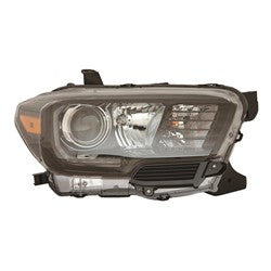 2017 - 2019 TOYOTA TACOMA PASSENGER SIDE HALOGEN HEADLIGHT ASSEMBLY CAPA TO2503254C 8111004280