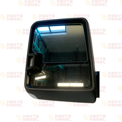 2020 - 2023 GMC SIERRA / CHEVY SILVERADO 2500HD / 3500 HD DRIVER SIDE REAR VIEW MIRROR WITH CAMERA WITH BLACK CHROME 84944519