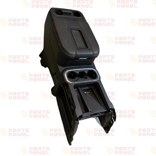 Console centrale en cuir avec recharge sans fil et interrupteur de chauffage pour GMC SIERRA AT4 1500 / 2500 / 3500, années 2019 à 2024