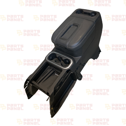 Console centrale en cuir avec recharge sans fil et interrupteur de chauffage pour GMC SIERRA AT4 1500 / 2500 / 3500, années 2019 à 2024