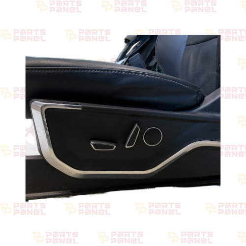2021 - 2025 FORD F150 BLACK LEATER SEATS WITH BROWN PIPE 