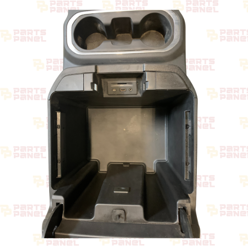 Console centrale en cuir avec recharge sans fil et interrupteur de chauffage pour GMC SIERRA AT4 1500 / 2500 / 3500, années 2019 à 2024