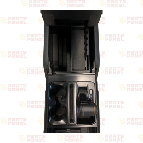 CONSOLE CENTRALE FORD F150 TREMOR 2021 - 2024 AVEC INTERRUPTEUR CHAUFFANT ARRIÈRE / AVEC PORT DE CHARGE