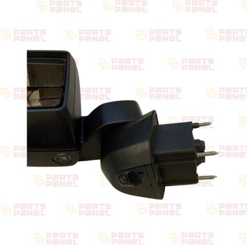 2020 - 2023 GMC SIERRA / CHEVY SILVERADO 2500HD / 3500 HD DRIVER SIDE REAR VIEW MIRROR WITH CAMERA WITH BLACK CHROME 84944519
