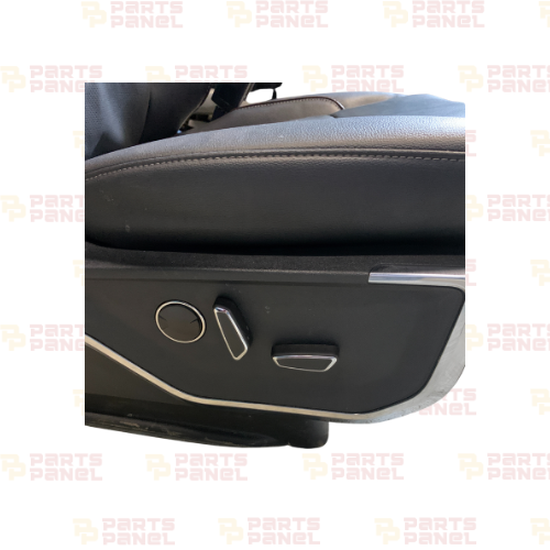 2021 - 2025 FORD F150 FRONT PASSENGER SIDE BLACK LEATER SEATS WITH BROWN PIPE