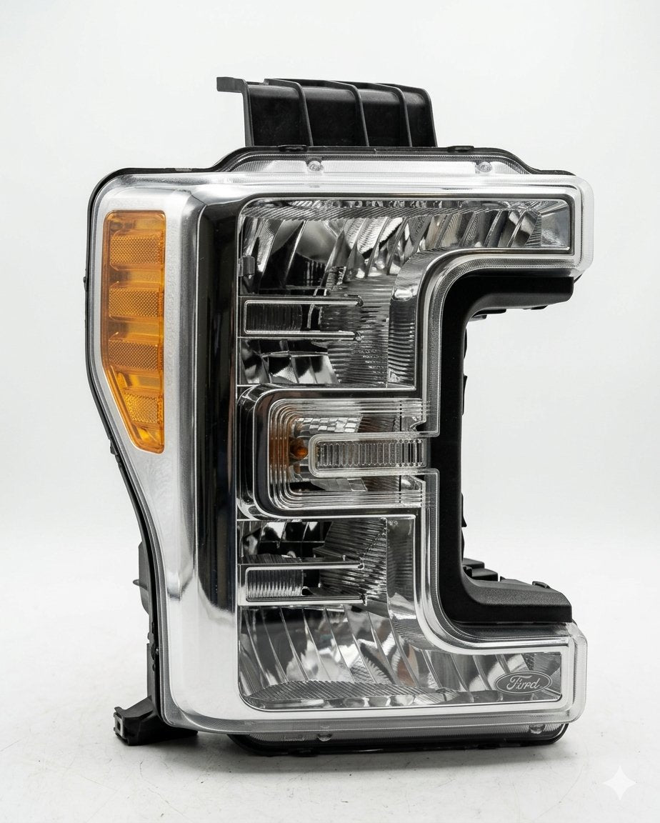 2017-2019 FORD SUPER DUTY F250, F350, F450, F550 DRIVER SIDE HEADLIGHT OEM USED HC3B-13006-AE.