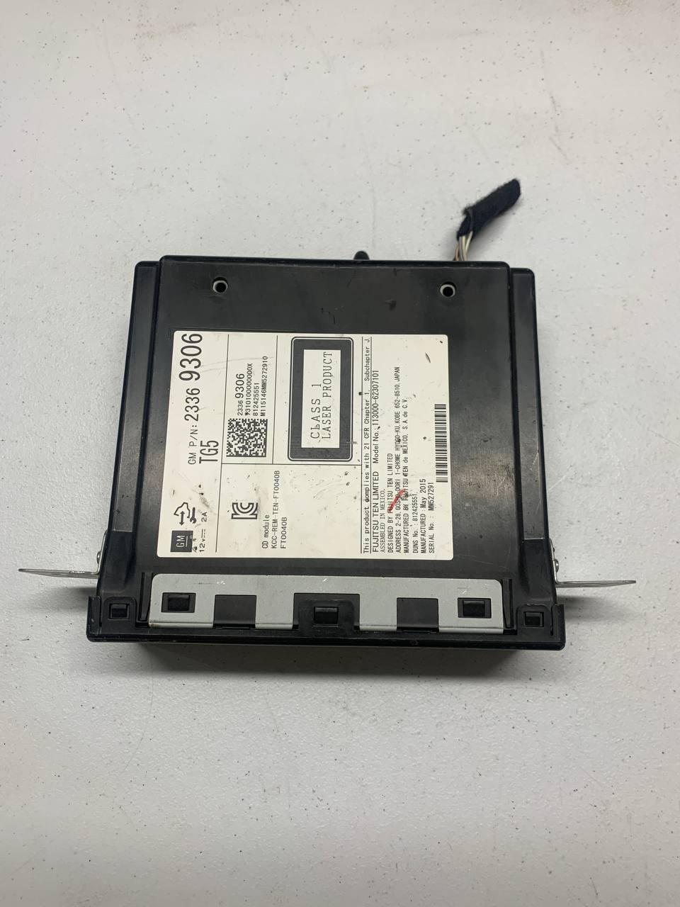 2015-2019 General Motors CD Player Module OEM