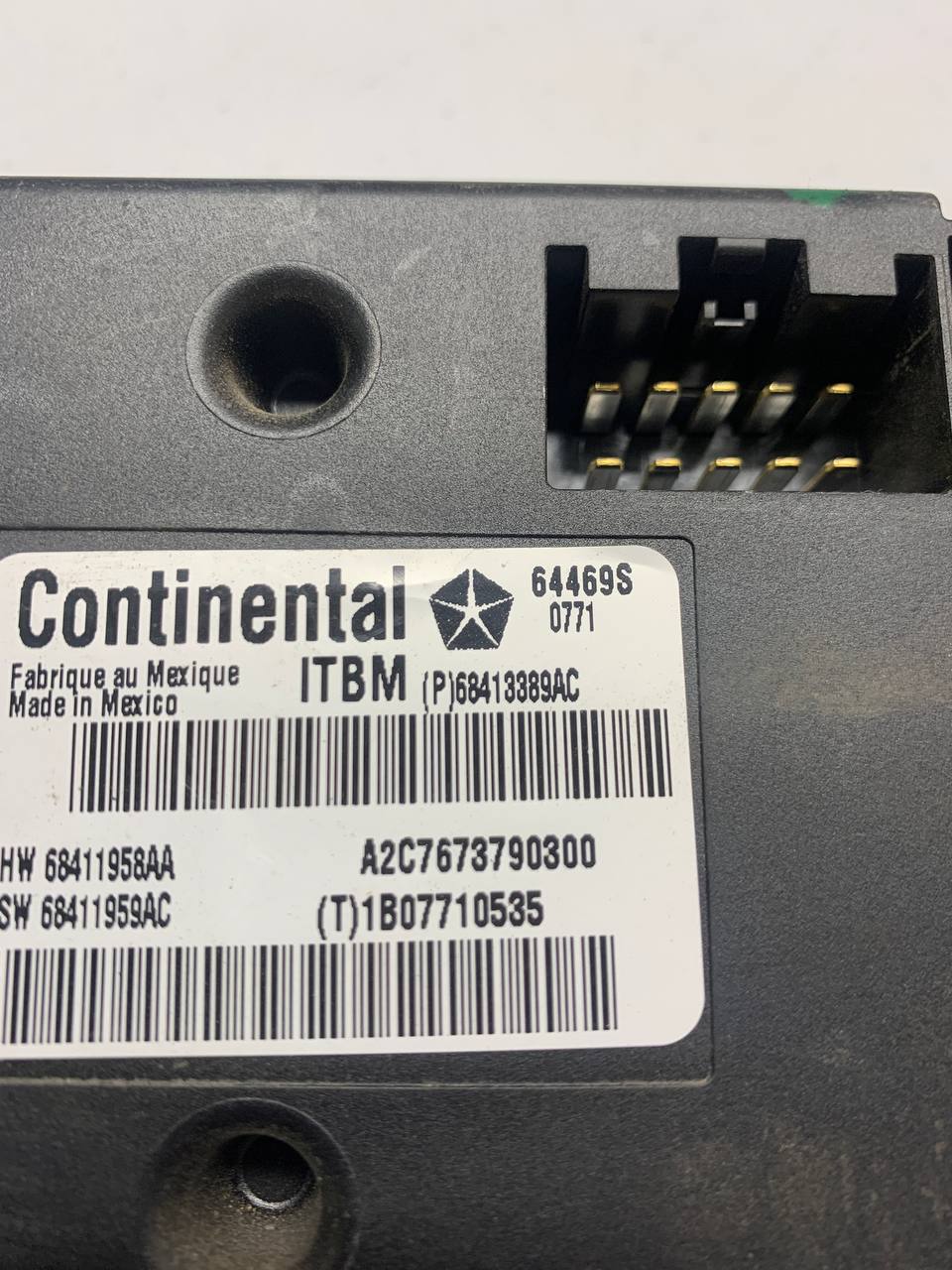 2019-2022 RAM 2500 Body Control Module ITBM OEM