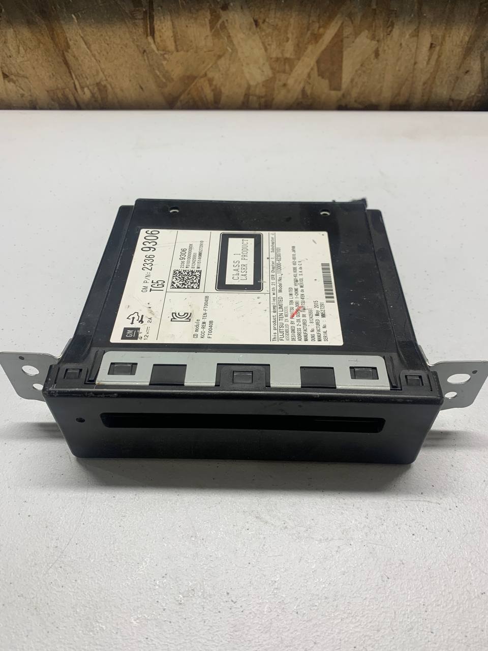 2015-2019 General Motors CD Player Module OEM