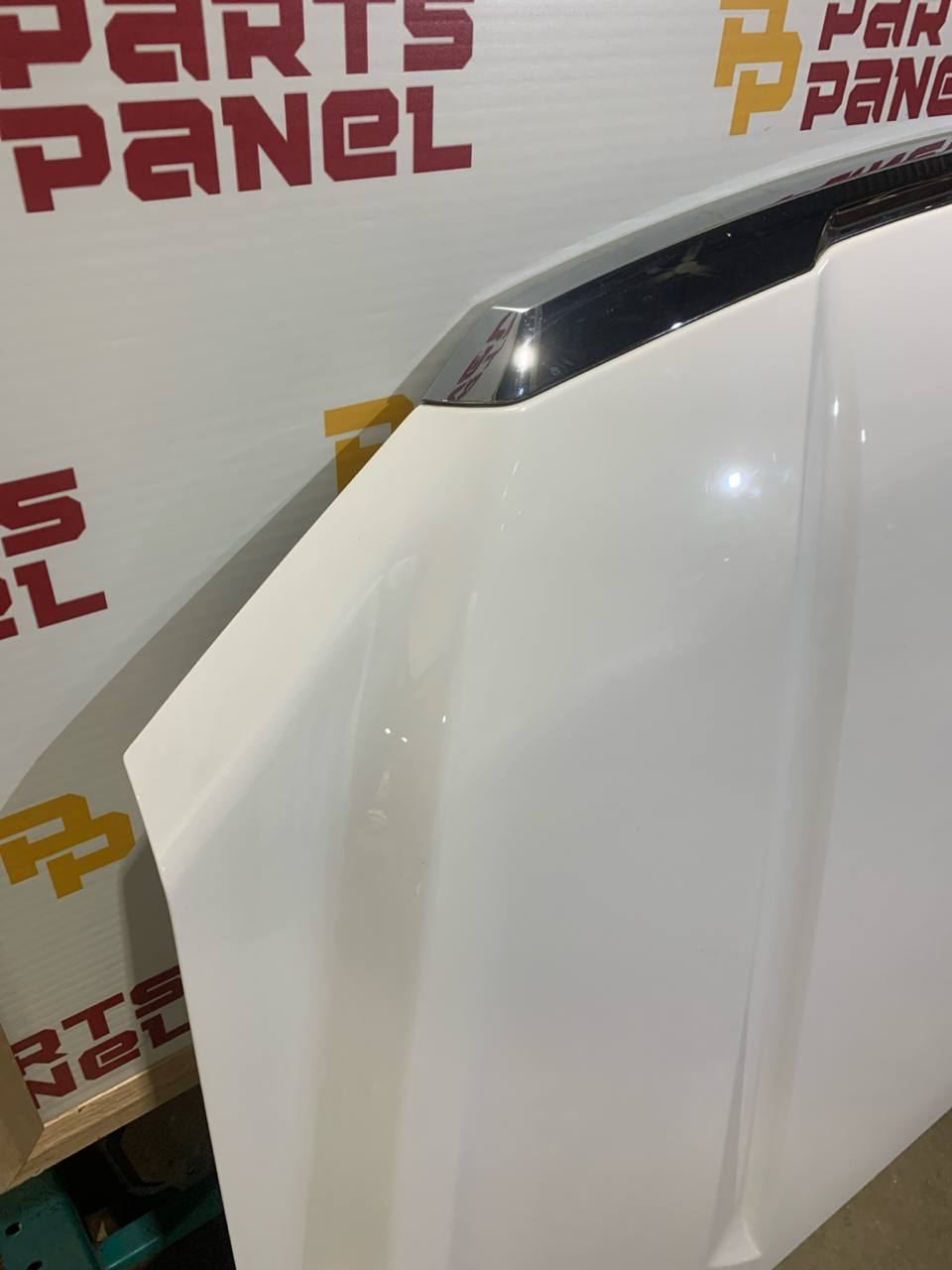 White Front Hood OEM