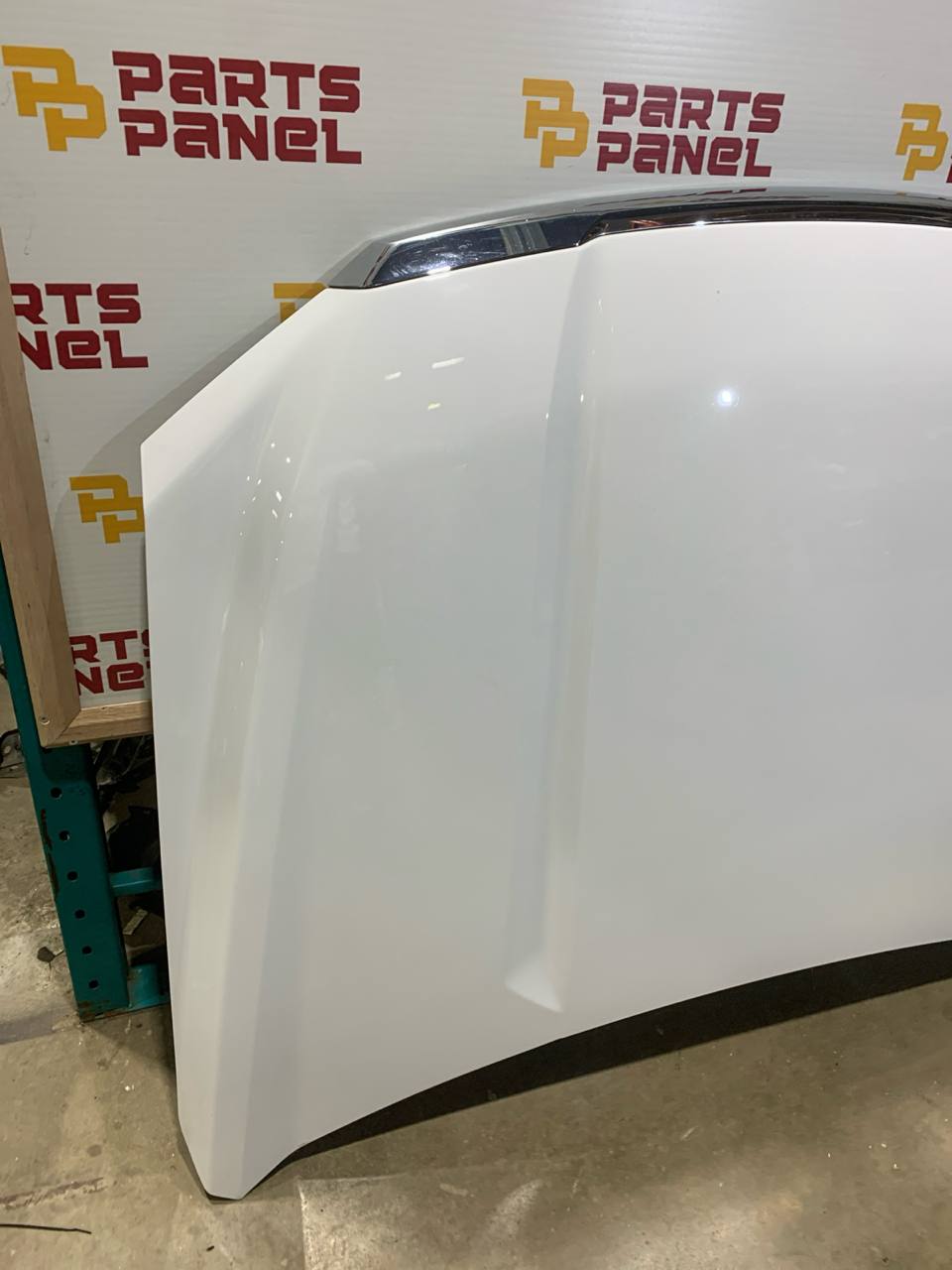 White Front Hood OEM